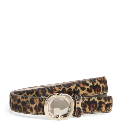 CLAUDIE PIERLOT LEOPARD BELT