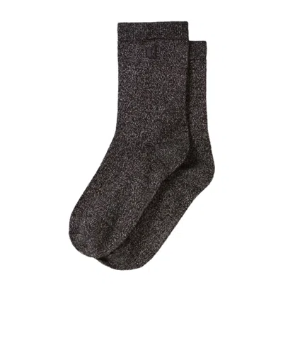 Claudie Pierlot Logo Socks In Black