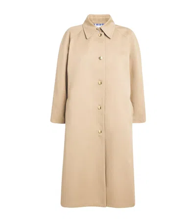 Claudie Pierlot Mid-length Trench Coat In Beige