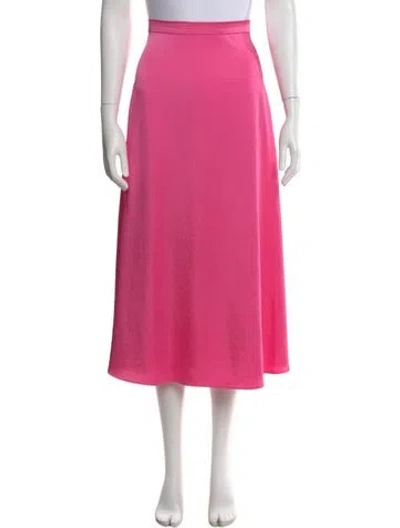 Pre-owned Claudie Pierlot Midi Length Skirt In Pink