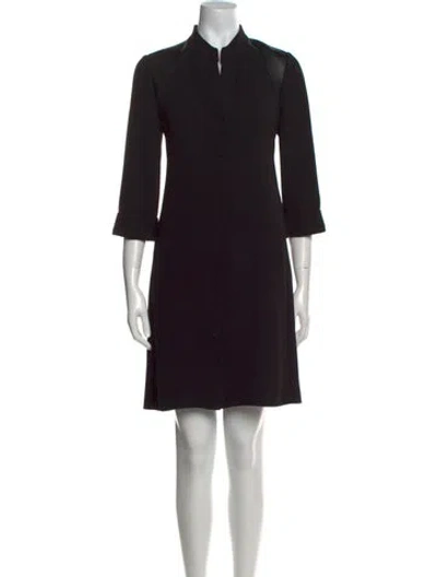 Pre-owned Claudie Pierlot Mini Dress In Black