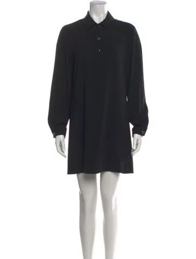 Pre-owned Claudie Pierlot Mini Dress In Black
