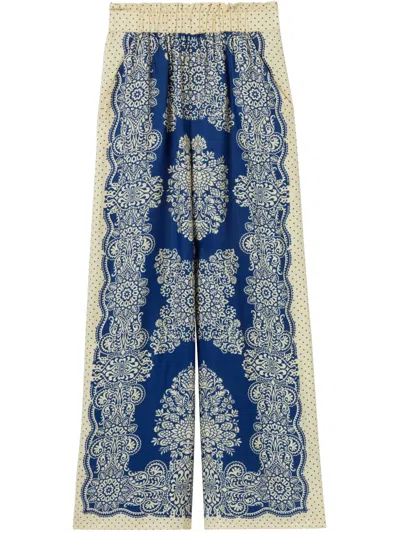 Claudie Pierlot Mix-print Palazzo Pants In Divers
