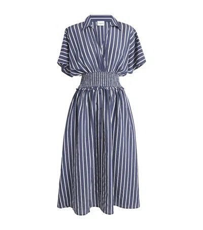 Claudie Pierlot Modal-blend Striped Midi Dress