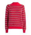 Claudie Pierlot Mohair-blend Stripe Sweater In Multi