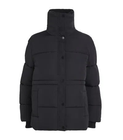 Claudie Pierlot Padded Puffer Jacket In Black