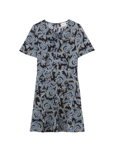 Claudie Pierlot Paisley-print Dress In Black