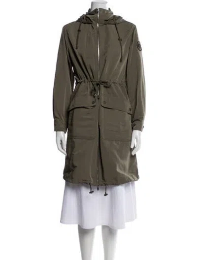 Pre-owned Claudie Pierlot Parka In Green
