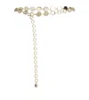 Claudie Pierlot Pebble Chain Belt In Gold