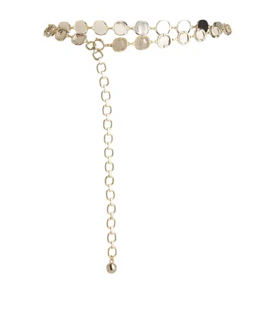 Claudie Pierlot Pebble Chain Belt In Gold
