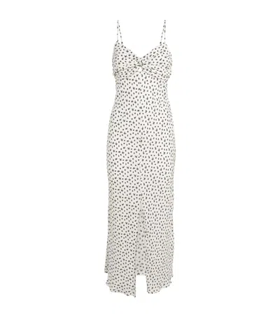 Claudie Pierlot Petites Fleurs Maxi Dress In White