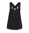Claudie Pierlot Pinafore Mini Dress In Blue