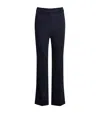 Claudie Pierlot Pixiabis Pleated Trousers In Blue