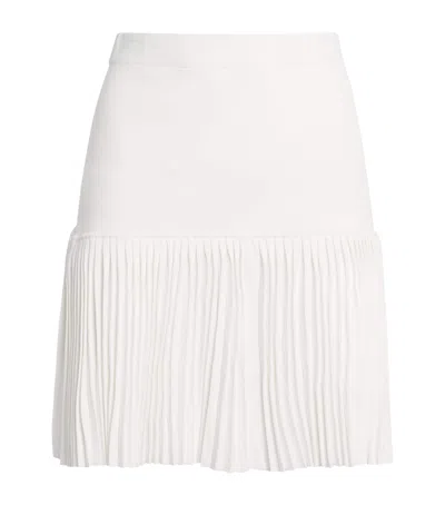 Claudie Pierlot Pleated Mini Skirt In White