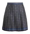 Claudie Pierlot Pleated Printed Mini Skirt In Black