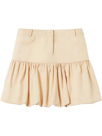Claudie Pierlot Pleated Skirt In Neutrals