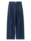 Claudie Pierlot Womens Straight-cut Relaxed Denim Jeans Blue Denim In Blue