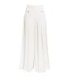 Claudie Pierlot Pleated Wide-leg Trousers In Neutral