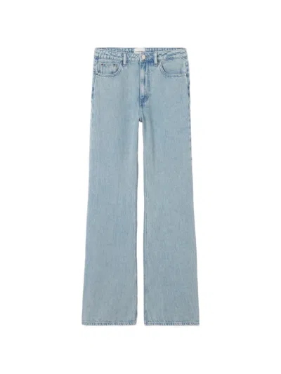 Claudie Pierlot Pocket Flared Jeans In Blue