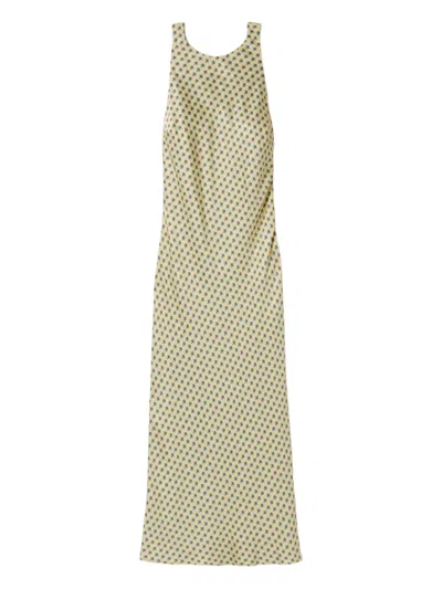 Claudie Pierlot Printed Dress In Yellow