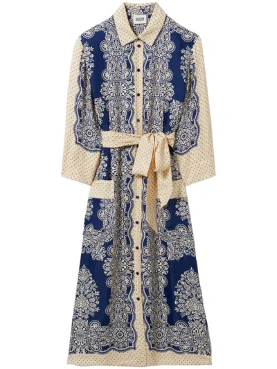 Claudie Pierlot Printed Mini Dress In Divers
