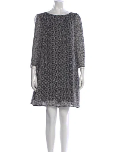Pre-owned Claudie Pierlot Printed Mini Dress In Multi