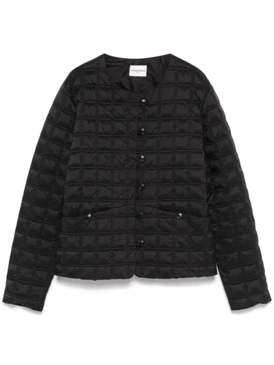 Claudie Pierlot Puffer Jacket In Noir / Gris
