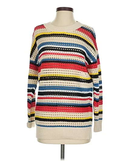 Pre-owned Claudie Pierlot Pullover Sweater In White