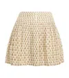 Claudie Pierlot Ramie Floral Mini Skirt