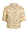 Claudie Pierlot Ramie Floral Shirt