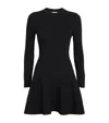Claudie Pierlot Rib-knit Mini Dress In Black