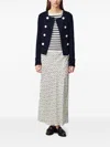 Claudie Pierlot Gerippter Cardigan In Blau