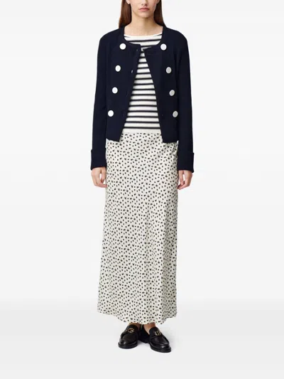 Claudie Pierlot Gerippter Cardigan In Blau