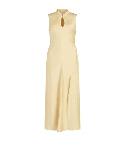 CLAUDIE PIERLOT SATIN MAXI DRESS