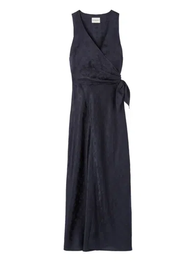 CLAUDIE PIERLOT SATIN MIDI DRESS