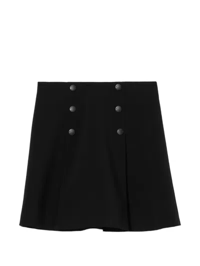 Claudie Pierlot Short Flared Skirt In Black