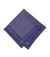 Claudie Pierlot Silk Printed Scarf In Blue