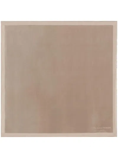 Claudie Pierlot Silk Scarf In Bruns