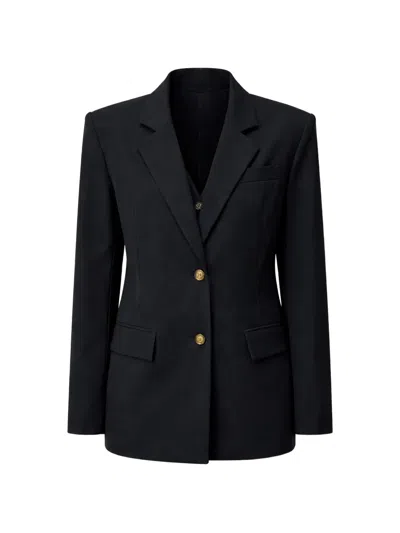 Claudie Pierlot Single-breasted Blazer In Black