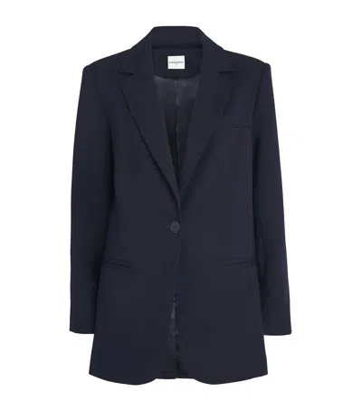 Claudie Pierlot Single-breasted Blazer In Blue