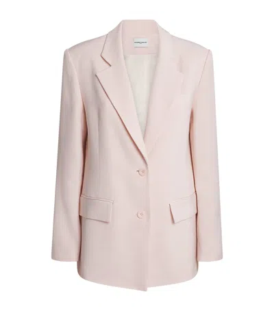 Claudie Pierlot Single-breasted Blazer In Pink