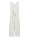 Claudie Pierlot Sleeveless Jumpsuit In Neutrals