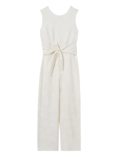 Claudie Pierlot Sleeveless Jumpsuit In Neutrals