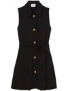 Claudie Pierlot Sleeveless Mini Dress In Black