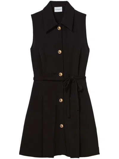Claudie Pierlot Sleeveless Mini Dress In Black