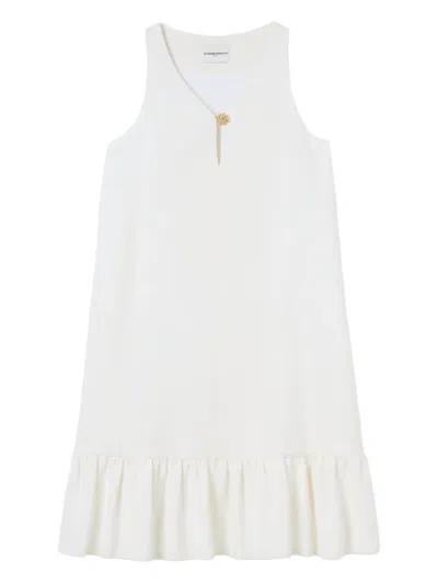Claudie Pierlot Sleeveless Mini Dress In White