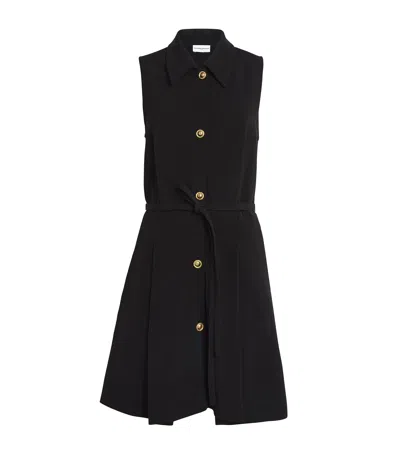 Claudie Pierlot Sleeveless Shirt Dress In Black