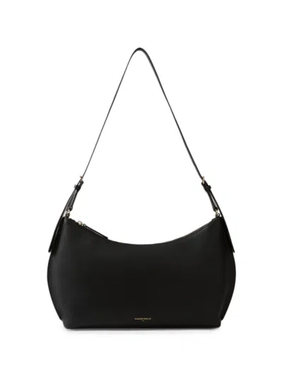 Claudie Pierlot Soft Smooth Leather Bag In Black
