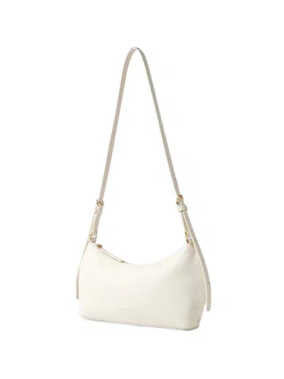 Claudie Pierlot Soft Smooth Leather Bag In White