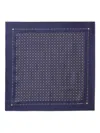 Claudie Pierlot Womens Blue Print Square Graphic-print Silk Scarf In Blue